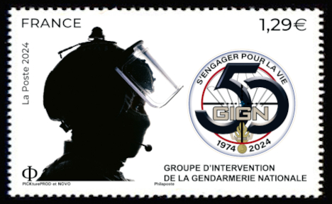  GIGN « s'engager pour la vie » <br>Groupe d'intervention de la gendarmerie nationale - 1974-2024