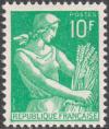 timbre N° 1115A, Moissonneuse