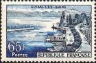 timbre N° 1131, Evian les bains (Haute-Savoie)