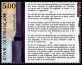 timbre N° 2597, Bicentenaire de la révolution et de la déclaration des droits de l'homme - Articles II à VI