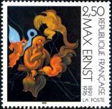 timbre N° 2727, Max Ernst (1891-1976) Peintre et sculpteur