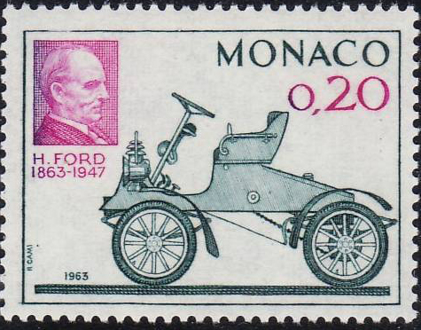  Centenaire de la naissance d'henry Ford et Ford modèle A de 1903 