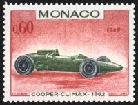  25éme Grand prix automobile de Monaco. Voiture de vainqueur : Cooper-Climax 1962 