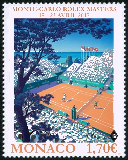 timbre de Monaco N° 3066 légende : Monte-carlo, Rolex-Master