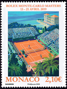 timbre de Monaco N° 3168 légende : Rolex Monte-Carlo Master
