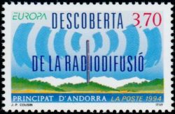 timbre Andorre N° 445 légende : Europa