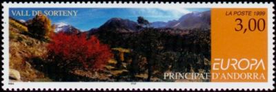 timbre Andorre N° 514 légende : Europa