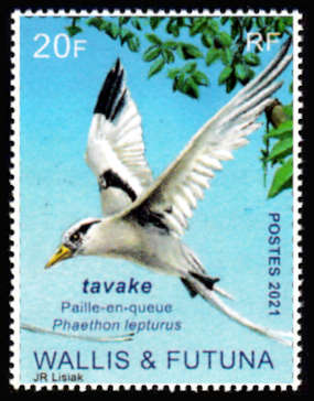 timbre de Wallis et Futuna x légende : Les oiseaux <br> Tavake