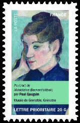  Portraits de femmes dans la peinture <br>Paul Gauguin<br>Portrait de Madeleine Bernard