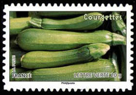  Des légumes pour une lettre verte <br>Courgettes