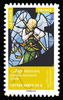 Objets d'art Renaissance en France <br>Ange musicien, Cathédrale Saint-Etinne de Sens