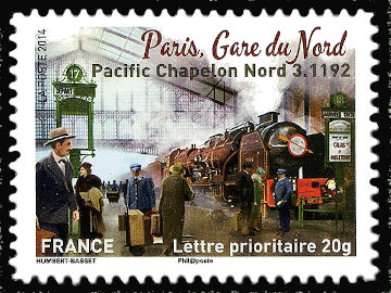  La grande épopée du voyage en train <br>Paris Gare du Nord - Pacific Chapelon Nord 3.1192