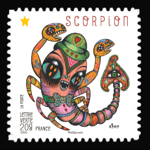  Carnet « féérie astrologique » <br>Scorpion