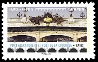  Carnet « Ponts et Viaducs » <br>Pont Alexandre III et pont de la Concorde à Paris