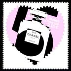 timbre N° 1955, Cœur Chanel