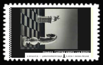  Jeux d'échecs <br>Cavalier – Photomontage – v.1936 – Dora Maar
