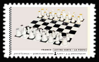  Jeux d'échecs <br>Jeu d’échecs – porcelaine dure – v.1970 – J.-J. Prolongeau