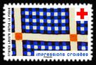 timbre N° 2127, Impressions croisées