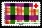 timbre N° 2129, Impressions croisées