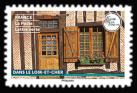 timbre N° 2174, France terre de tourisme <br> Habitas typiques
