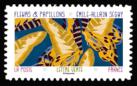 timbre N° 2276, Fleurs et papillons