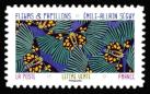 timbre N° 2284, Fleurs et papillons