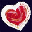  Saint Valentin Rose dans un cœur 