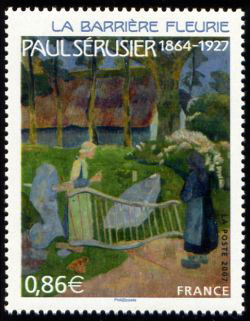  Paul Sérusier (1864-1927), Artiste peintre <br>La Barrière fleurie