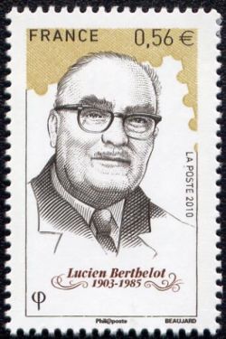  Bourse aux timbres  150éme anniversaire <br>Lucien Berthelot 1903-1985