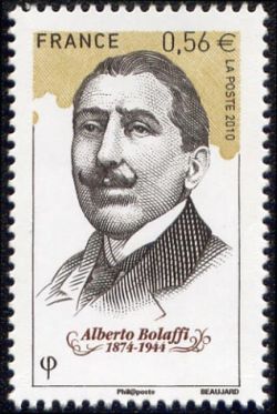  Bourse aux timbres  150éme anniversaire <br>Alberto Bolaffi (1874-1944)