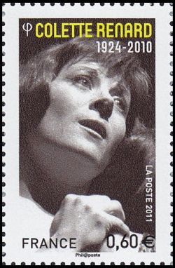  Artistes de la chanson <br>Colette Renard (1924-2010), née à Ermont