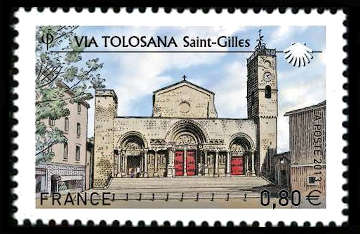  Les chemins de Saint jacques de Compostelle <br>Via Tolosana<br>Abbaye de Saint-Gilles