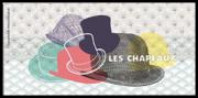 timbre N° 147 et 147A, Les chapeaux - Capeline -