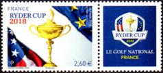 timbre N° 5245A, RYDER CUP 2018