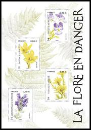 timbre N° F5322, La flore en danger