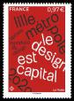 timbre N° 5372, Lille Métropole Capitale Mondiale du Design 2020