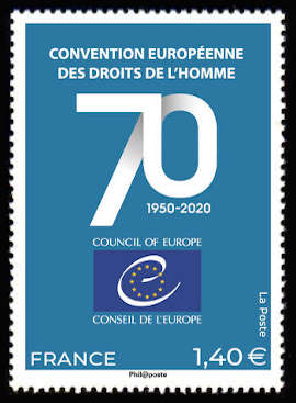  Conseil de l'Europe <br>Convention européenne des droits de l’homme<br>1950-2020