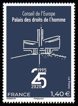  Conseil de l'Europe <br>Palais des droits de l'homme<br>25 ans (1995-2020)