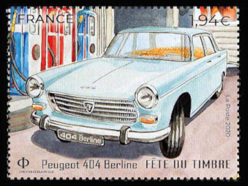  Fête du timbre 2020 <br>Peugeot 404 Berline