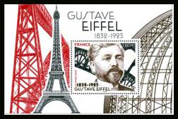 timbre N° F5662, Gustave Eiffel 1832 - 1923