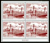  Bloc de 4 timbres Poste aérienne coin daté 