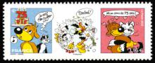 timbre N° 5664, Les 75 ans de PIF le chien