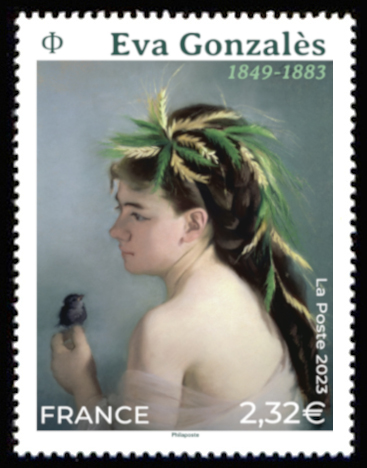  Eva Gonzalès 1849-1883 <br>Le Moineau - Pastel de 1872