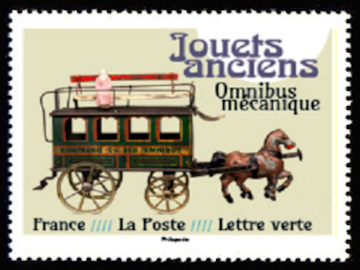  Jouets anciens <br>Omnibus mécanique