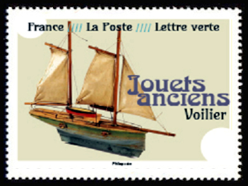  Jouets anciens <br>Voilier