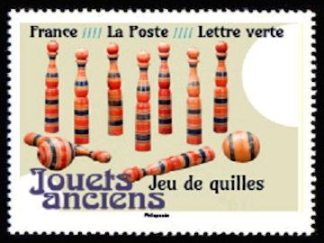  Jouets anciens <br>Jeu de quilles