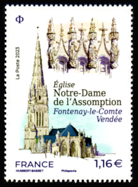 Eglise Notre-Dame de l'Assomption <br>Fontenay-le-comte <br> Vendée