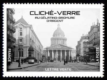 Bicentenaire de la Photographie <br>Le Panthéon en cliché verre