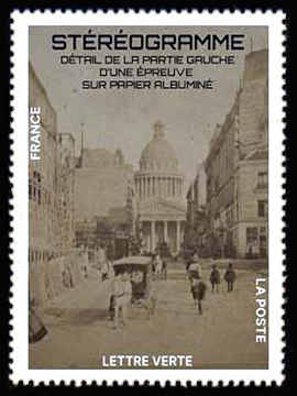 Bicentenaire de la Photographie <br>Le Panthéon en stéréogramme