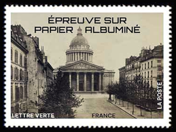 Bicentenaire de la Photographie <br>Le Panthéon en épreuve sur papier albuminé